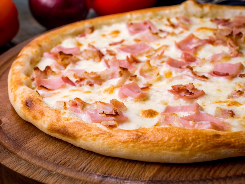 Ingredientes pizza carbonara